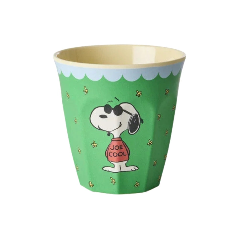 Rice Melamin Krus Snoopy Grøn