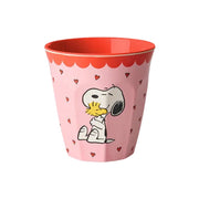 Rice Melamin Krus Snoopy Pink