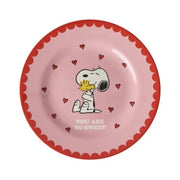 Rice Melamin Tallerken Snoopy Pink