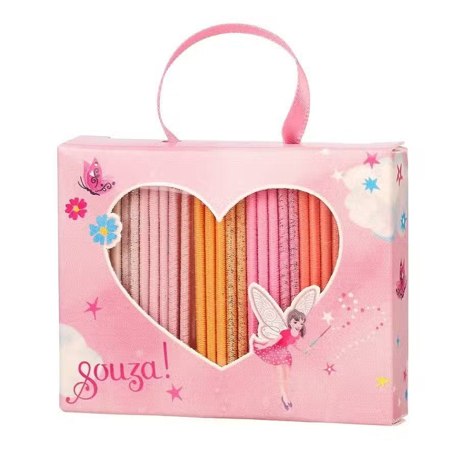 Souza Hårelastikker Cloe Pink