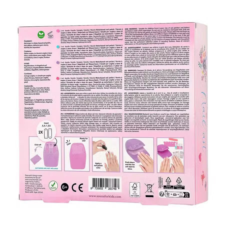 Souza Negletørrer Med Neglelak