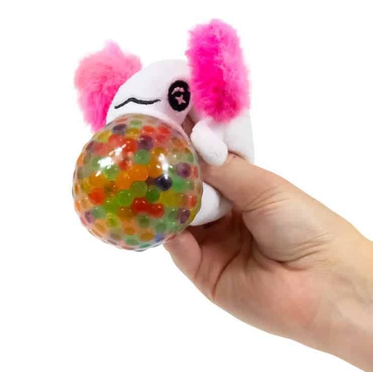 Squeeze Axolotl Plys Assorteret - 1 Stk