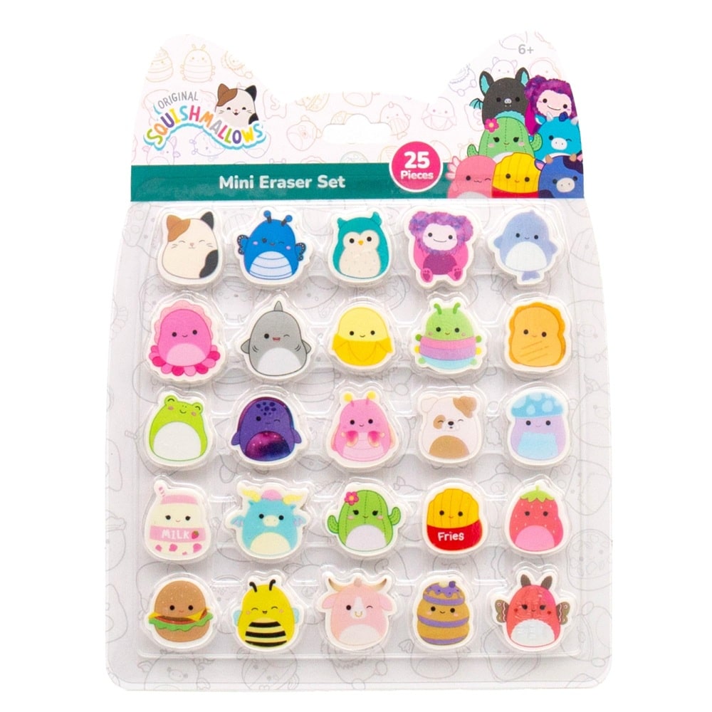 Squishmallows Viskelæder 25 Pak