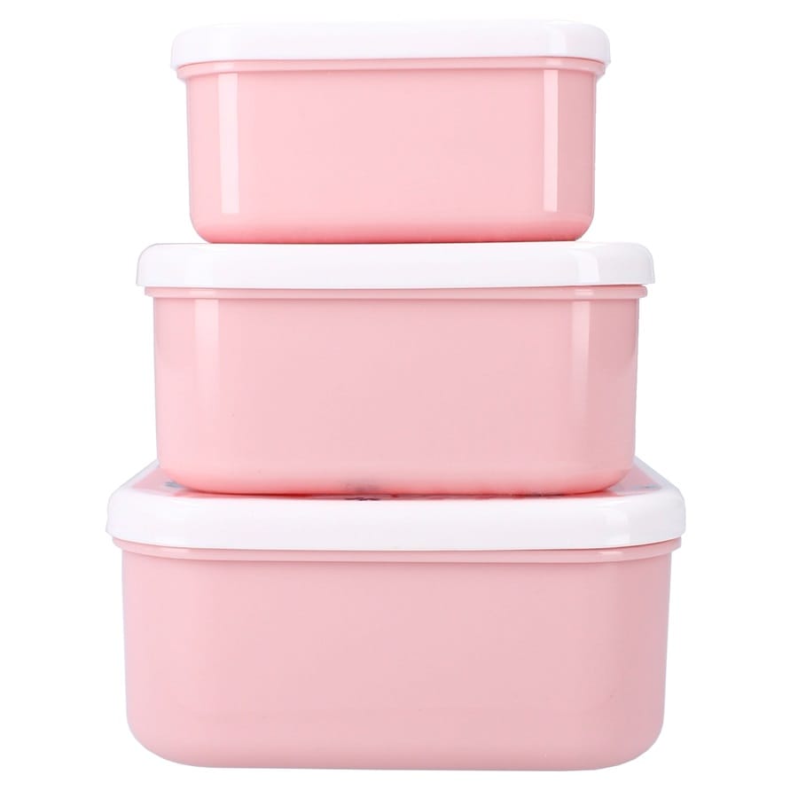 Stitch Snack Madkasse Pink 3 Pak