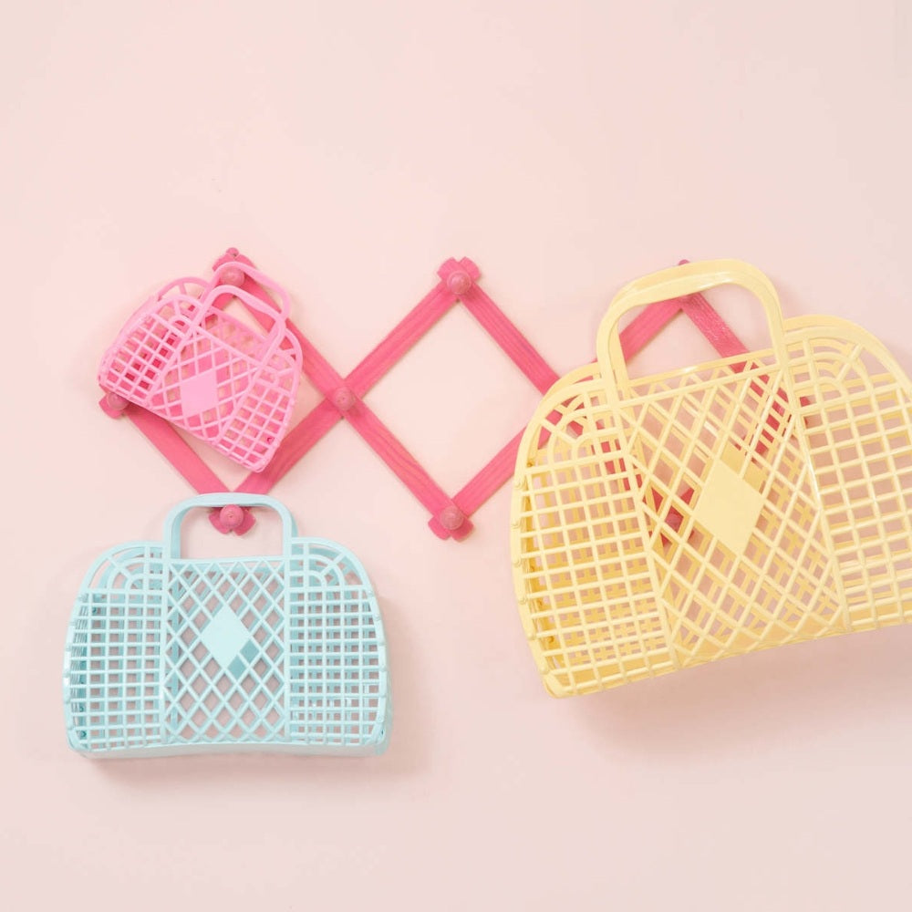 Sun Jellies Retro Kurv Lyseblå Small