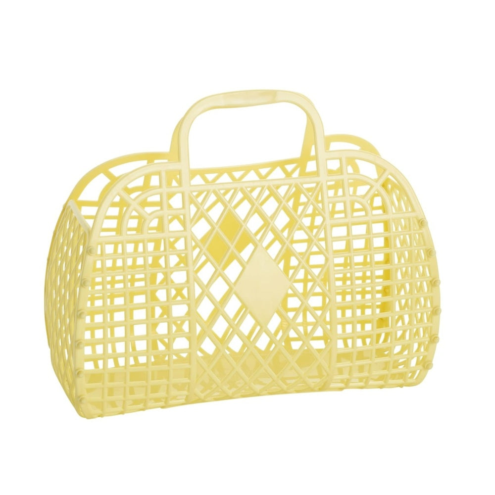 Sun Jellies Retro Kurv Gul Small