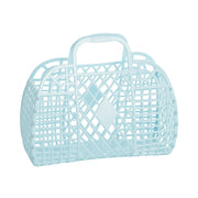Sun Jellies Retro Kurv Lyseblå Small