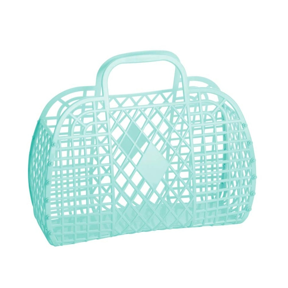 Sun Jellies Retro Kurv Mint Small
