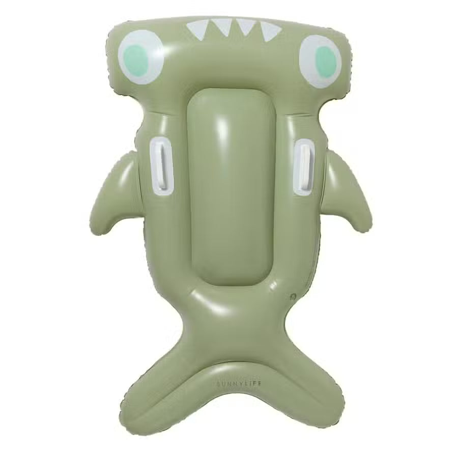 Sunnylife Luftmadras Haj Grøn