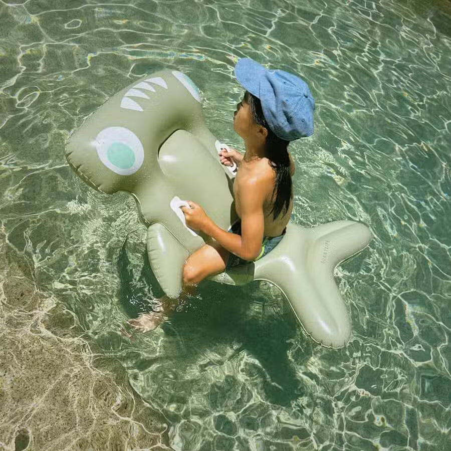 Sunnylife Luftmadras Haj Grøn