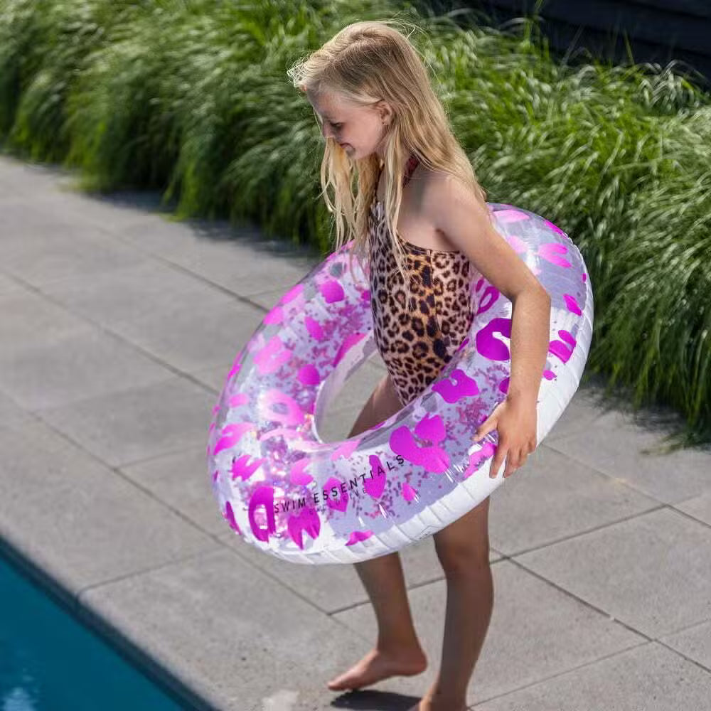 Swim Essentials Badering Leopard Pink