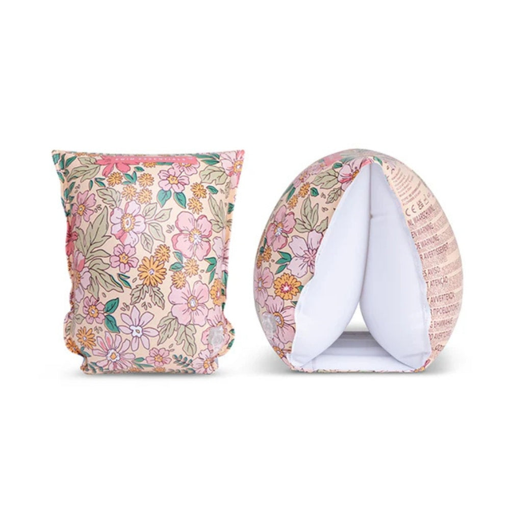 Swim Essentials Badevinger Blomster 2-6 År