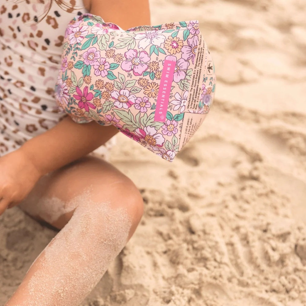 Swim Essentials Badevinger Blomster 2-6 År