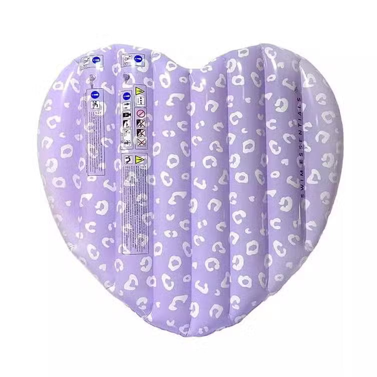 Swim Essentials Luftmadras Til Pool Hjerte Lilla
