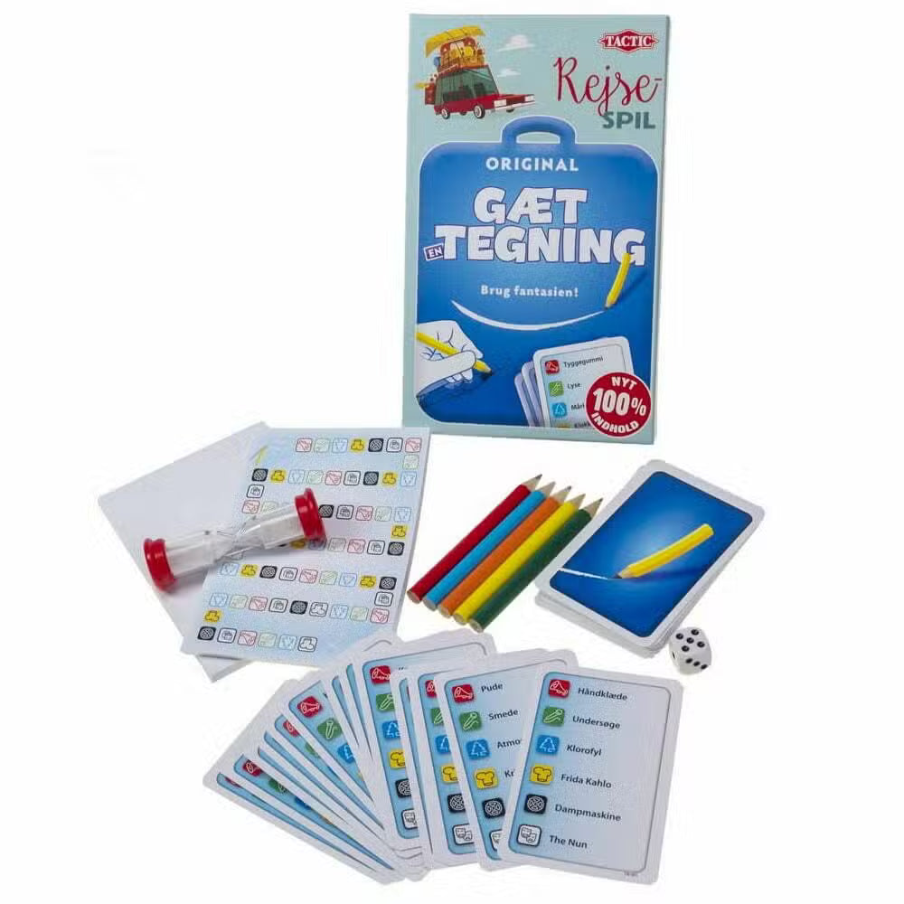 Tactic Rejsespil Gæt En Tegning Blå