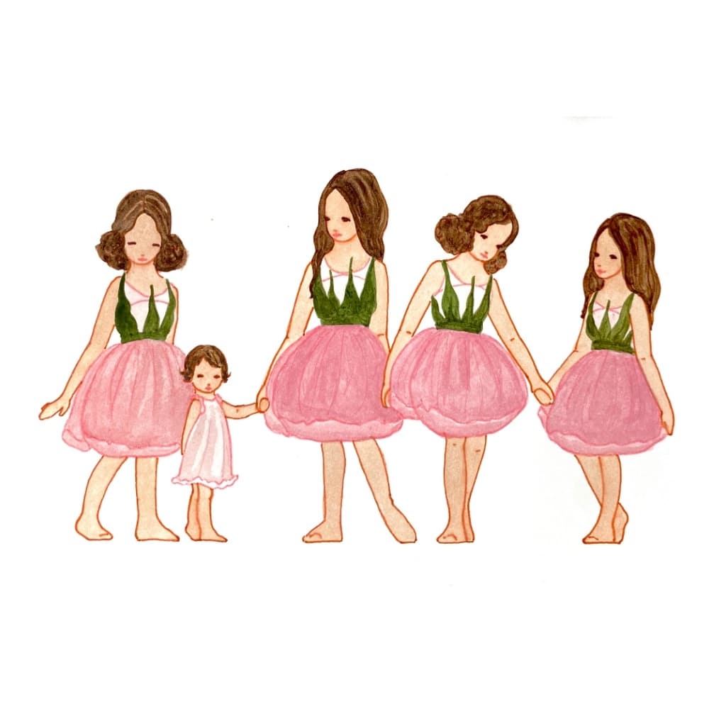 Tall Hat Tales Papirklip Rosenpiger