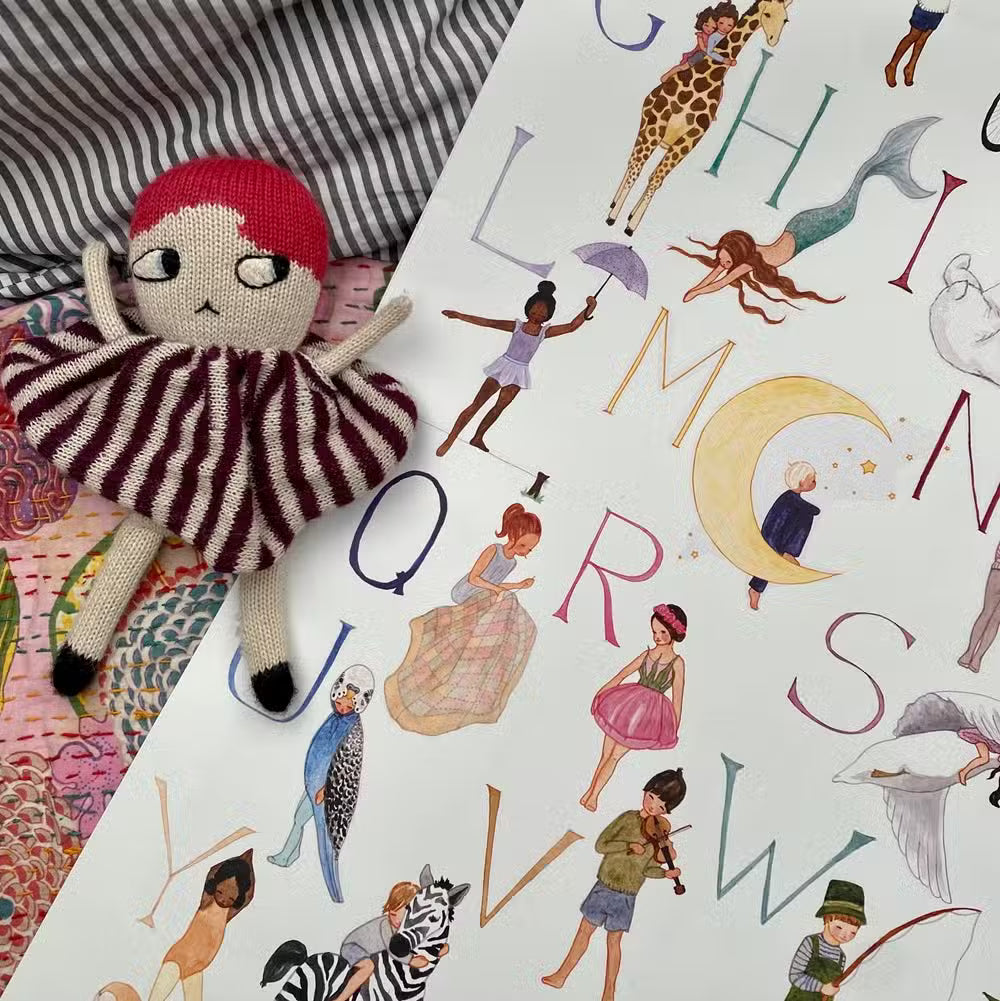 Tall Hat Tales Alfabet Plakat Stor