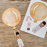 Tall Hat Tales Gul Ballon Med Dreng