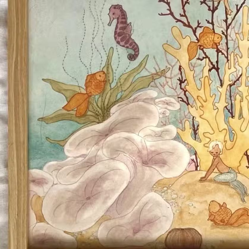 Tall Hat Tales Kriblekrable Plakat Hav