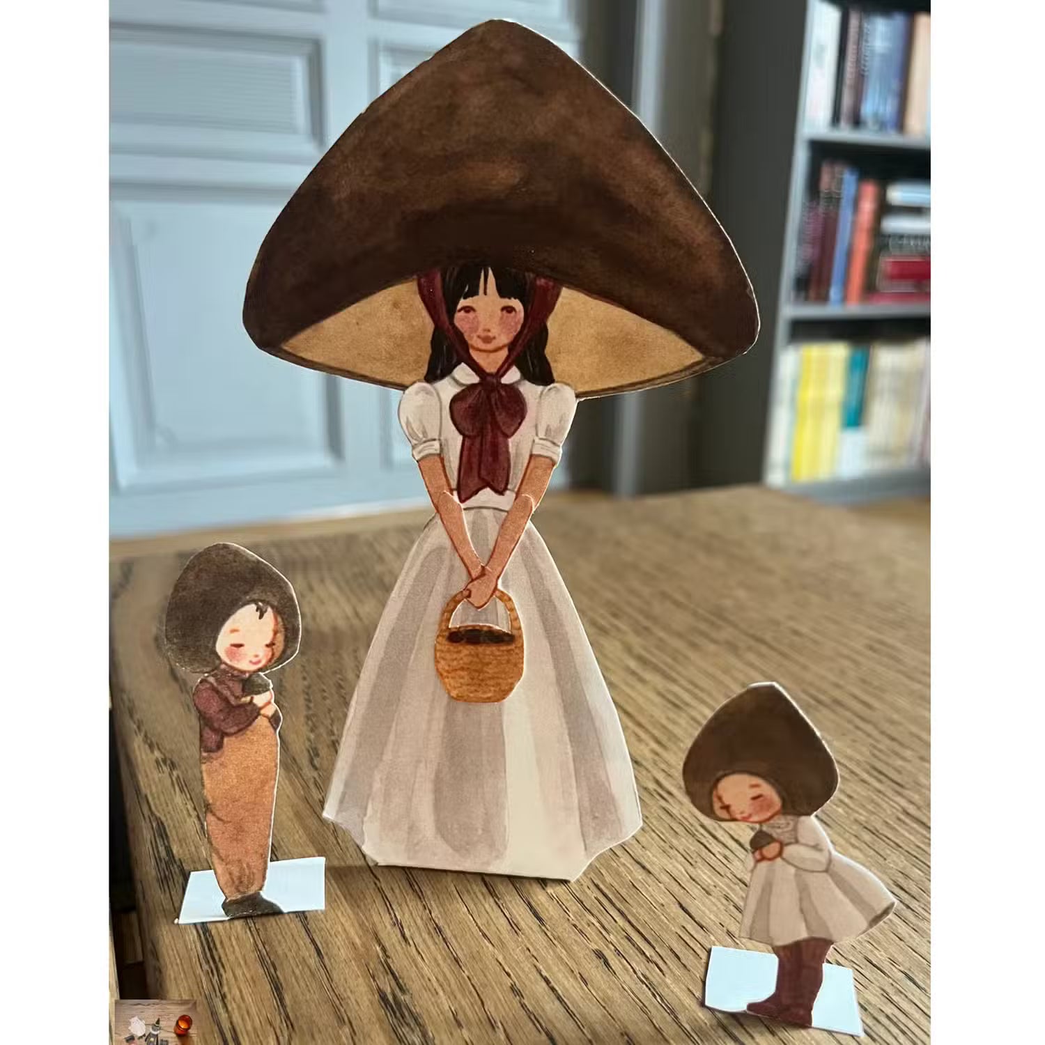 Tall Hat Tales Brun Svampemor Med Børn