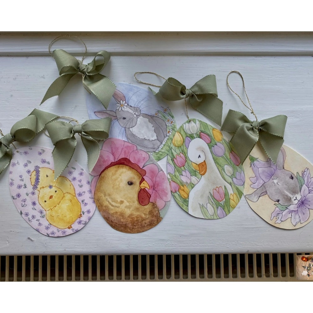 Tall Hat Tales Papirklip Påskeæg Med Motiv