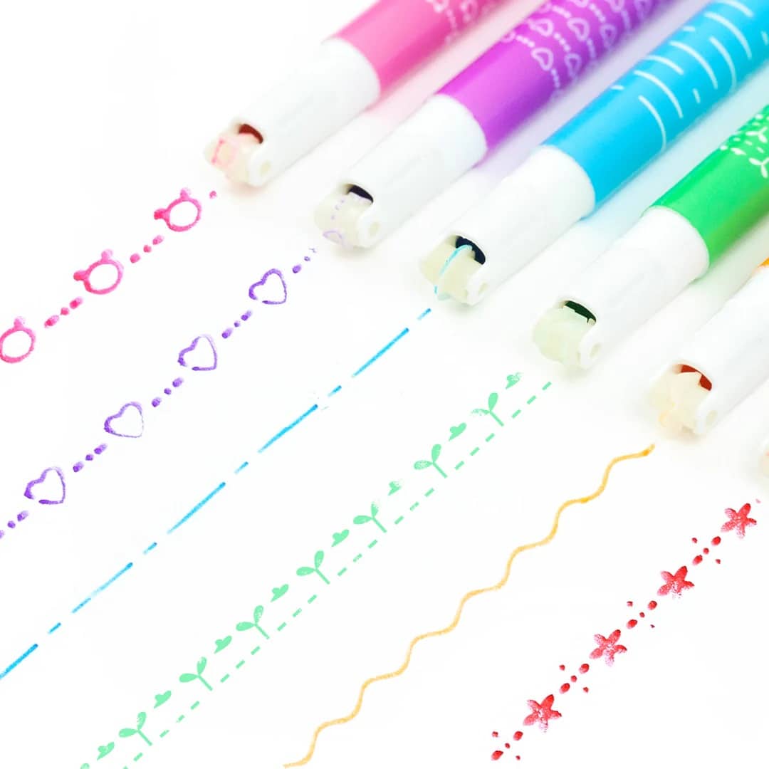 Tiger Tribe Roller Pattern Pens