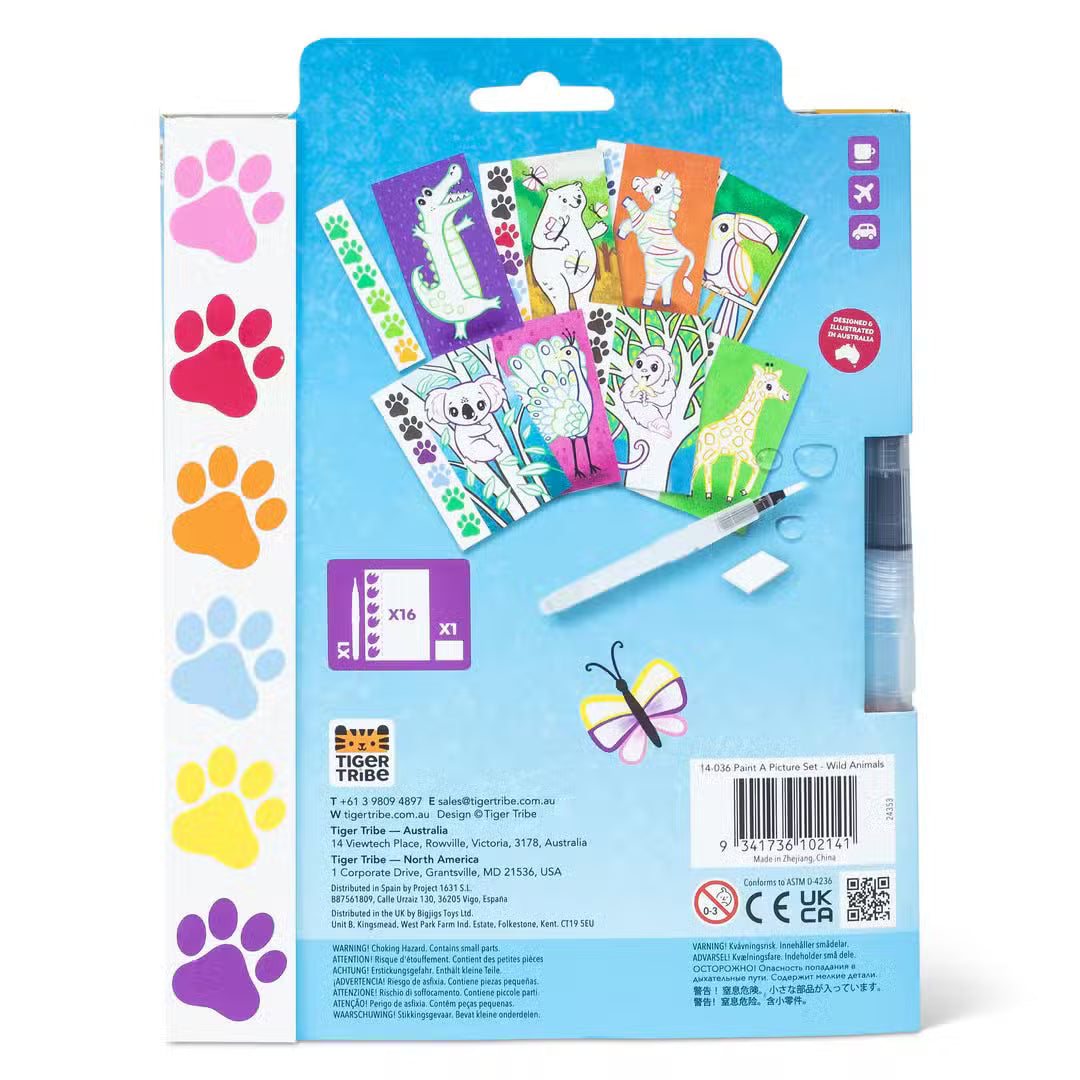 Tiger Tribe Vandfarvesæt Dyr