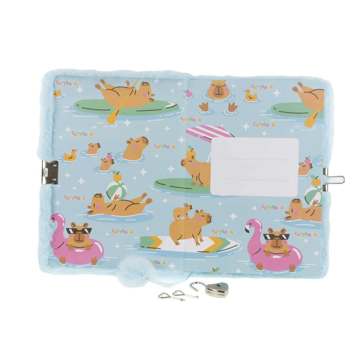 Tinka Dagbog Med Lås Capybara