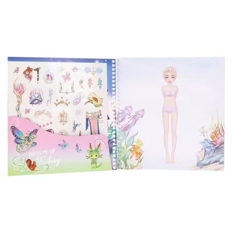 Top Model Klistermærkebog Fantasy Pink