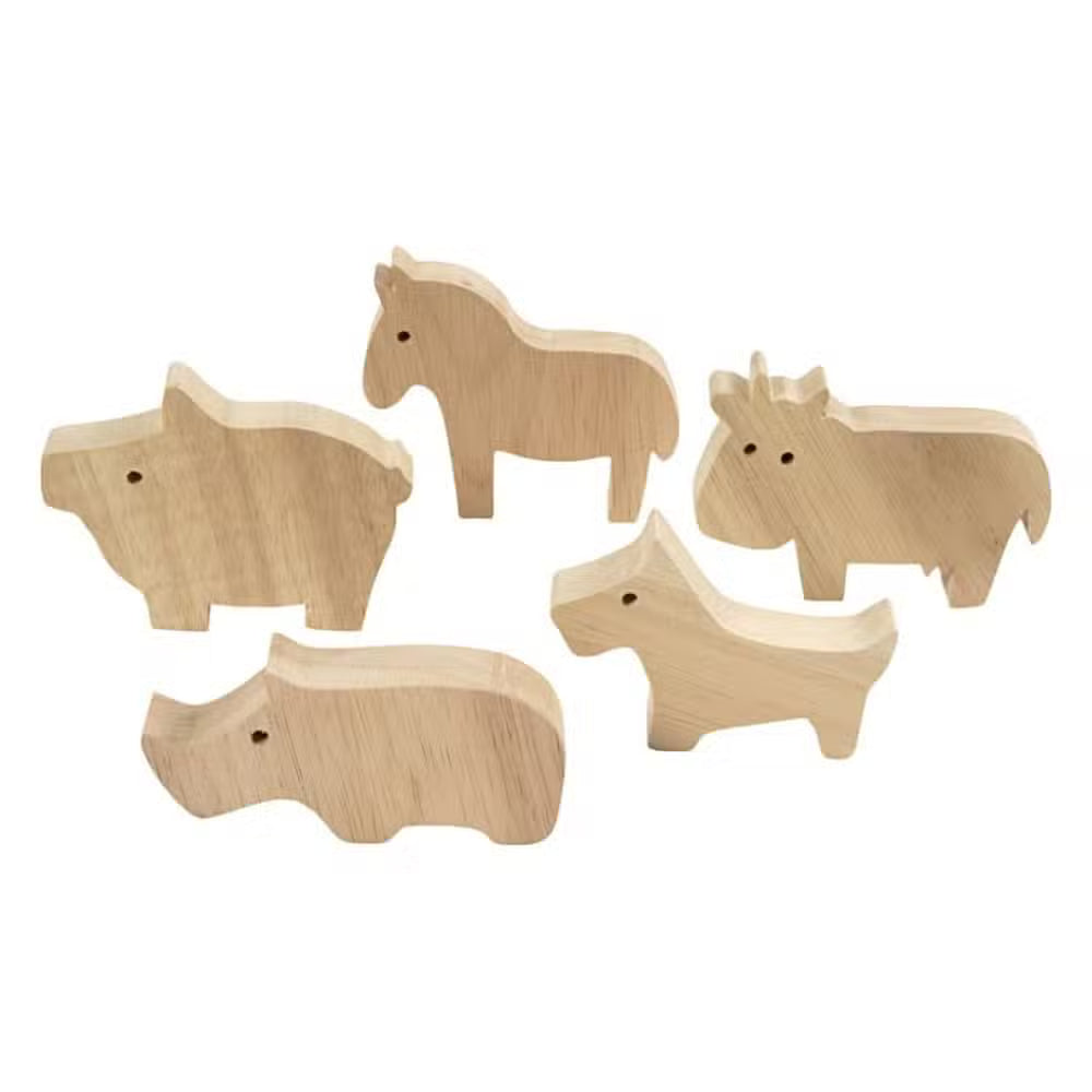 Trædyr Bondegårdsdyr 10 Pak