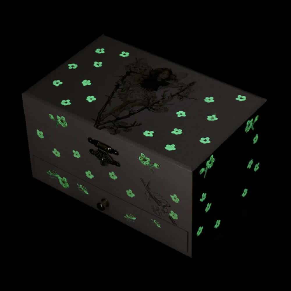 Trousselier Smykkeskrin Med Musik Fe Cherry - Selvlysende