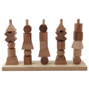 Wooden Story Stabelleg - Natur