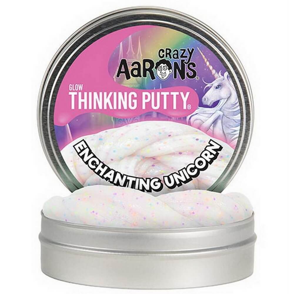 Crazy Aarons putty slim unicorn glitter glow – stor