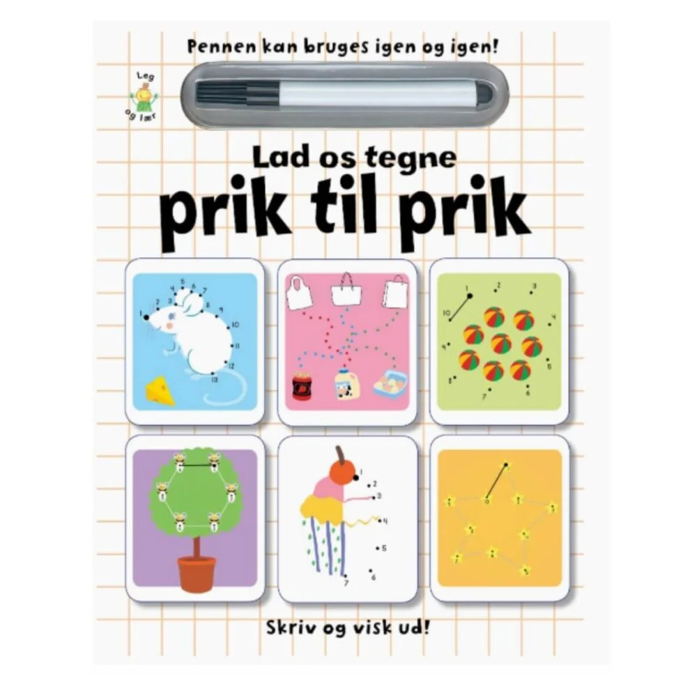 Karrusel Skriv og visk ud - lad os tegne prik til prik