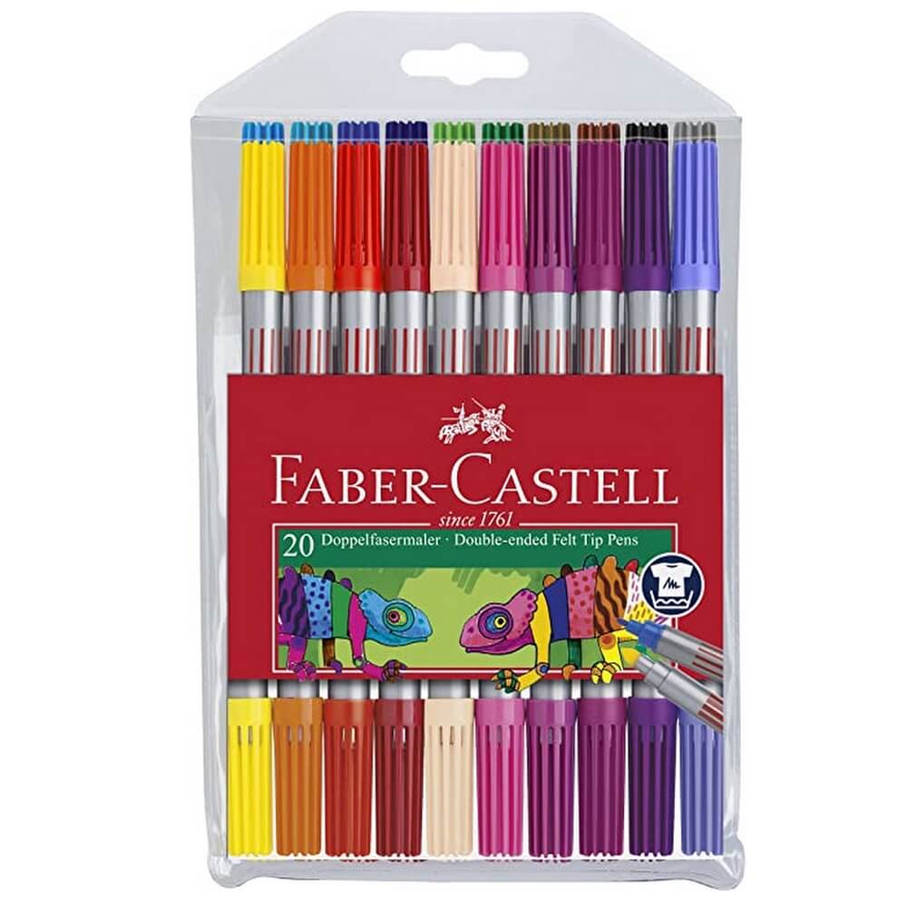 Faber-Castell tusser tyk/tynd - 20 stk