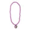 Great Pretenders Halskæde Med Hjerte Lilla