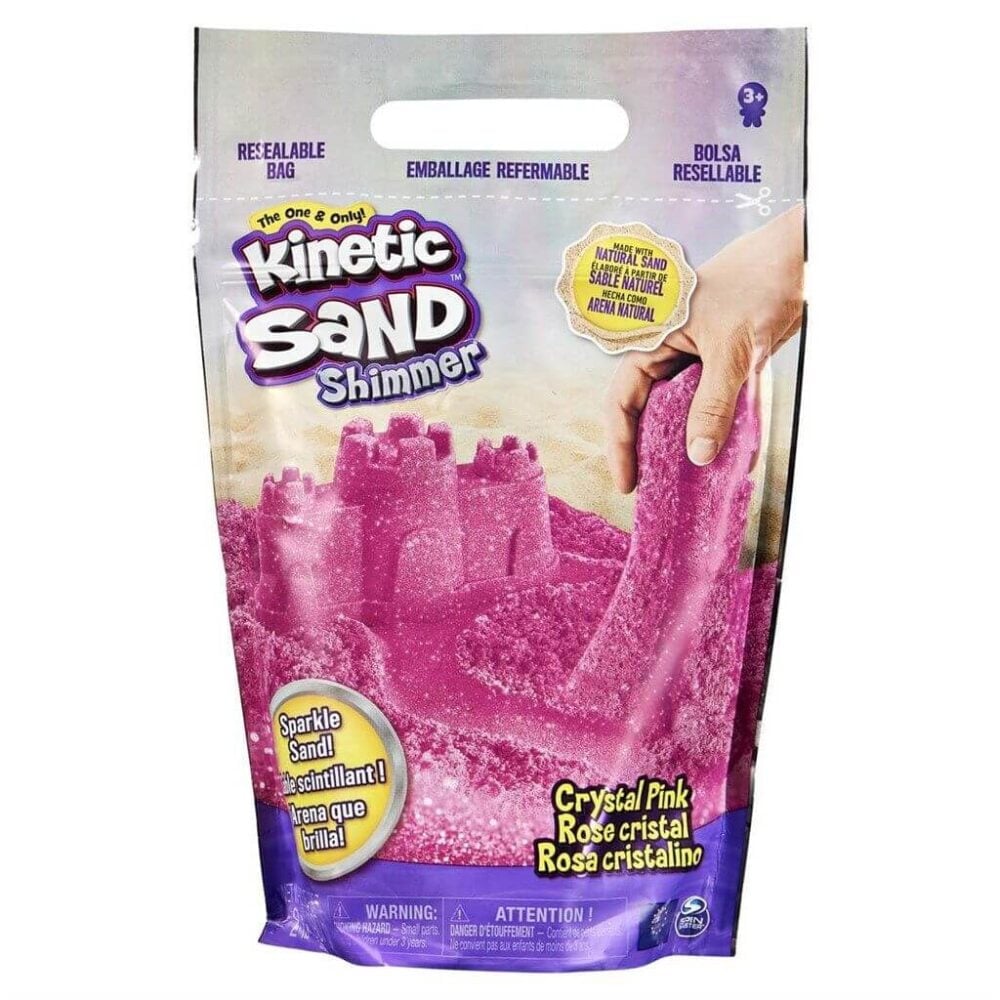 Kinetic Sand Pink Glimmer