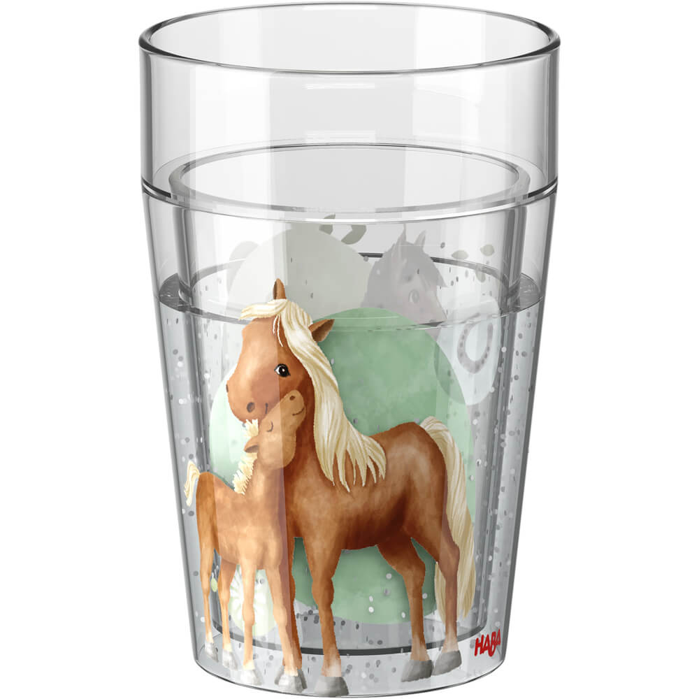 5: Haba Glimmer Krus Plast Heste