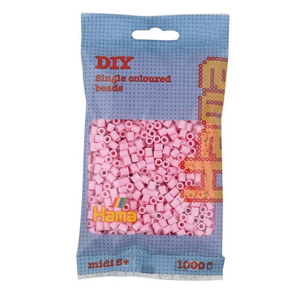 Hama Midi Perler 1000 Stk Pastel Rosa