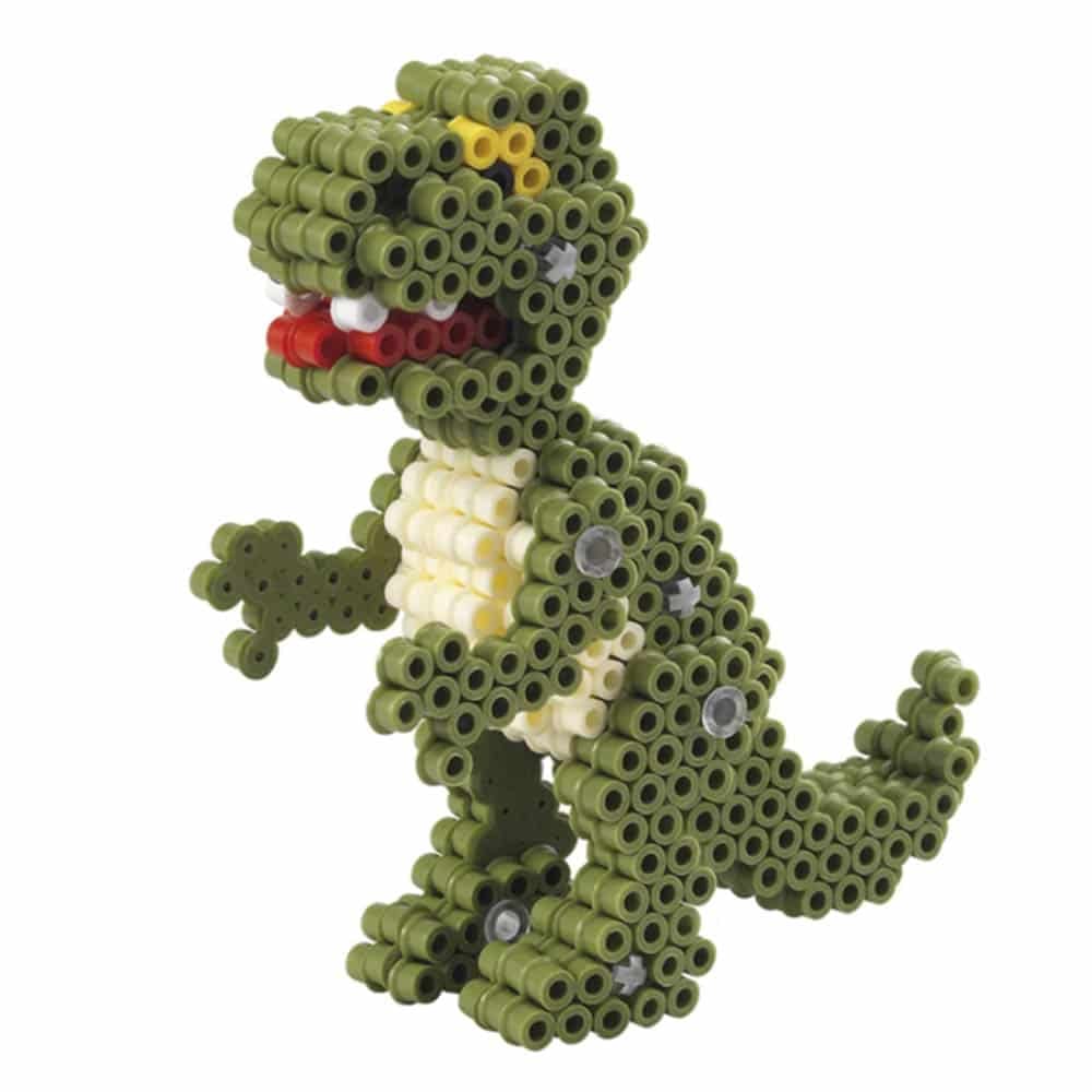 Hama Perleæske Midi Dino 3D - 2500 Perler 3 Hama midi gaveæske - 3D Dino