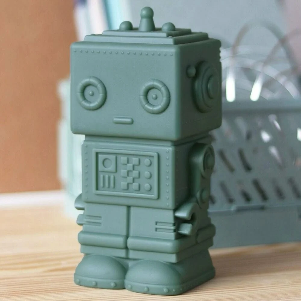 A Little Lovely Company sparebøsse robot - Dark sage