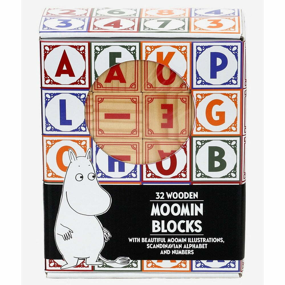Barbo Toys Mumitrolden træklodser med bogstaver og tal