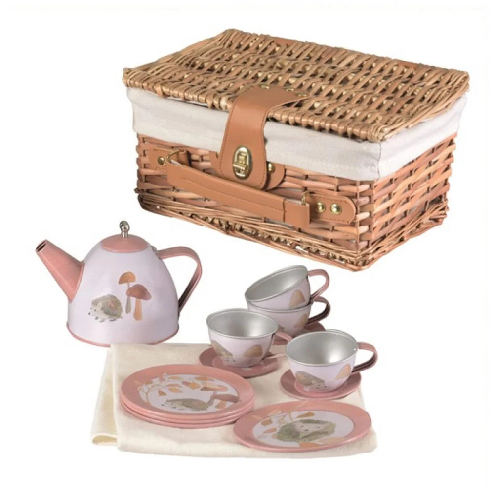 Egmont Toys Picnic Kurv Inkl. Te Stel - Rosa