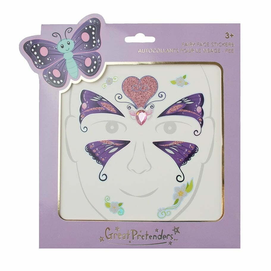 Great Pretenders ansigts stickers butterfly