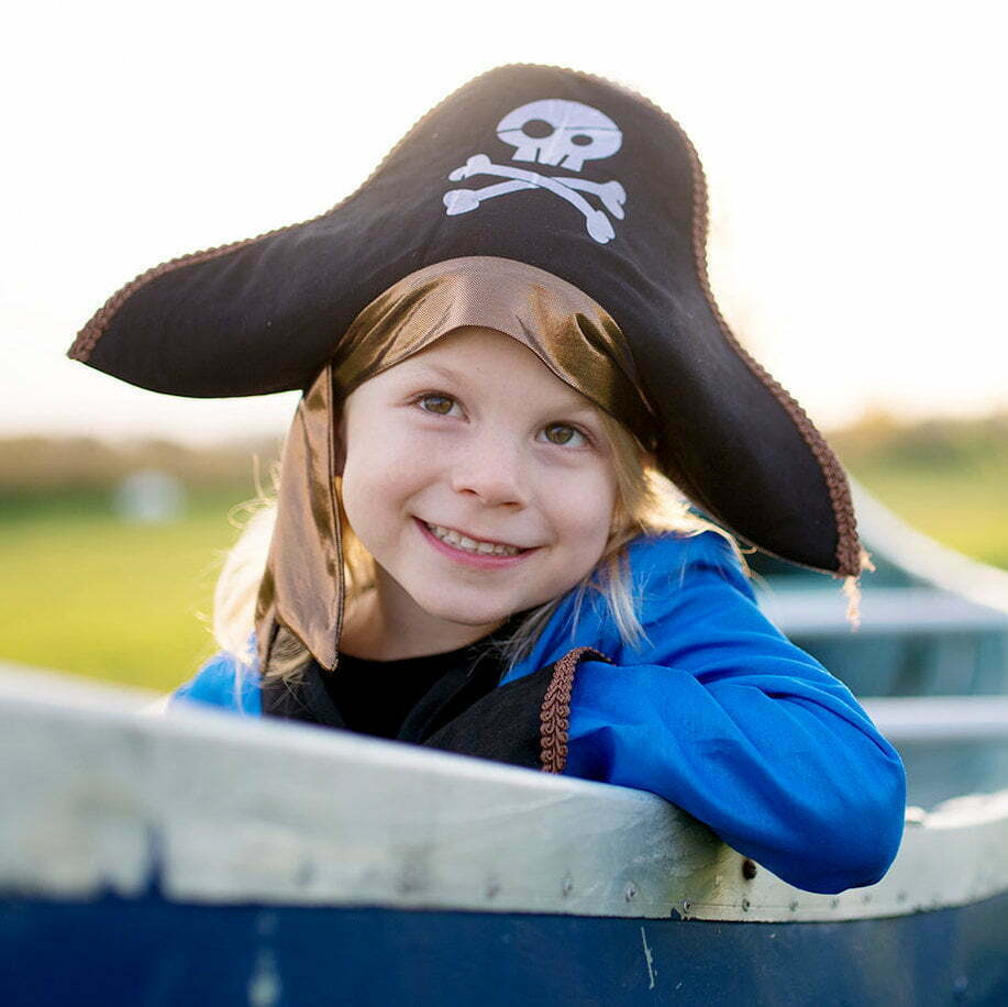 Great Pretenders Kommandør Pirat Kostume- 3-8 år