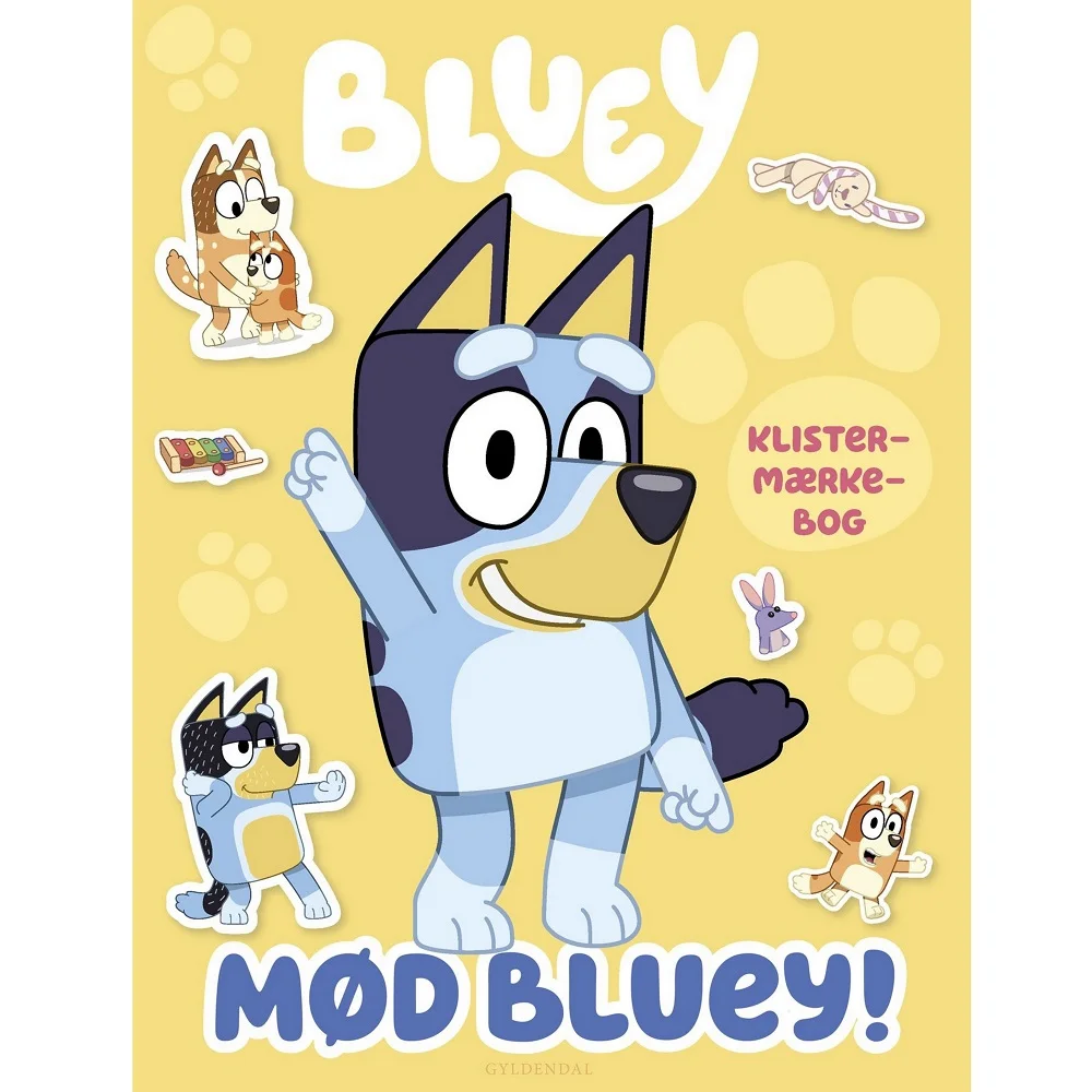 Bluey Klistermærkebog Mød Bluey