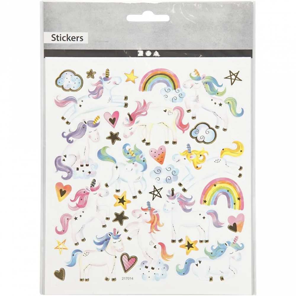 Creative Klistermærker Unicorn