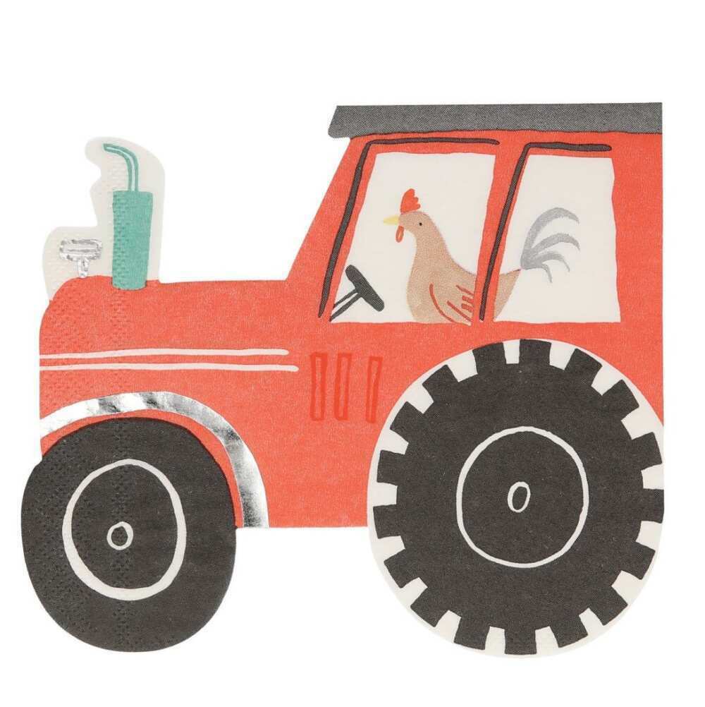 Meri Meri Servietter Traktor