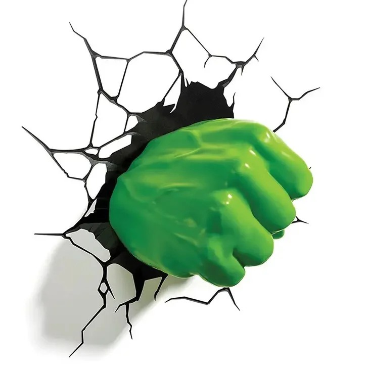 Marvel Væglampe Hulk Hånd