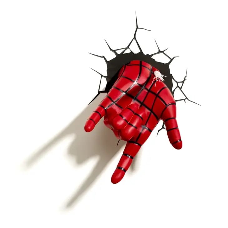 Marvel Væglampe Spiderman Hånd